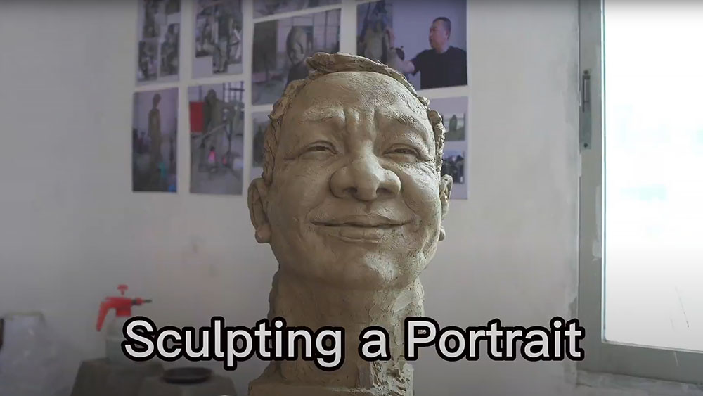 Sculpting a Portrait Video | 雕塑人像视频 230423